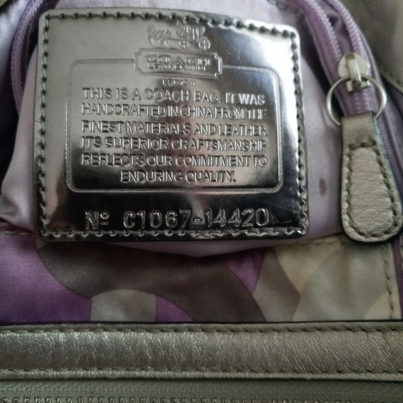 Coach Signature C Large Satchel 3 Compartment - Picture 3 of 4